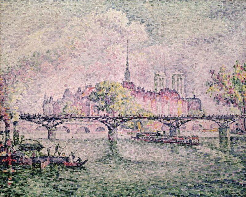 Paul Signac Ile de la Cite, Paris Germany oil painting art